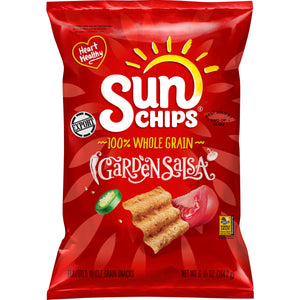 Sunchips Garden Salsa 100% Whole Grain Snacks 6.5 OZ( 184.2g) - Export