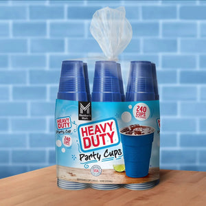 Heavy - Duty Blue Plastic Cups 532ml, 240 cups