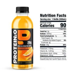 Protein2O Protein Hydration Drink With Electrolytes, Orange Mango