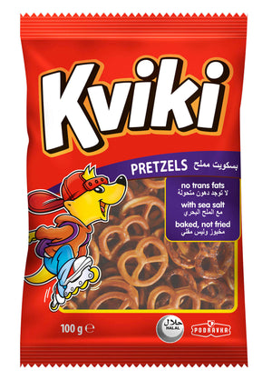 Kviki Pretzels Baked with Sea Salt