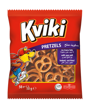 Kviki Pretzels Baked with Sea Salt