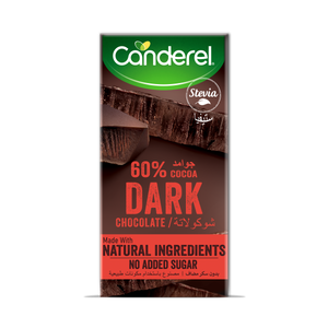 Canderel Dark Chocolate,60% Cocoa, No Added Sugar 75gm