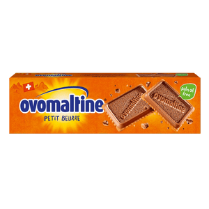 Ovomaltine Petit Beurre Swiss Biscuit with 52% Milk Chocolate,145g