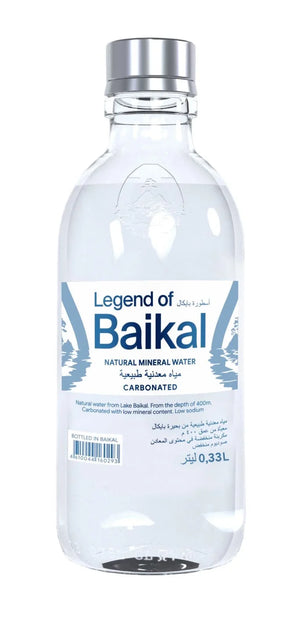Legend of Baikal Sparkling Natural Mineral Water 12 x 330ml
