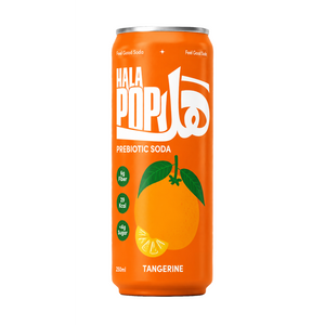 HalaPop Probiotic Soda Tangerine Pack of 4 - (250mlx4)