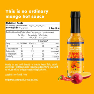 Delcasino Mango Hot and Sweet Sauce 165g