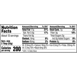 Jif Simply Crunchy Unsweetened Peanut Butter Spread 425g