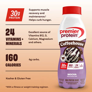 Premier High Protein Shake 30g Coffeehouse Mocha 340ml