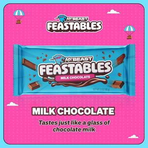 Mr Beast Feastables Milk Chocolate Bar, Made with Grass-Fed Milk Chocolate and Organic Cocoa - 35gm