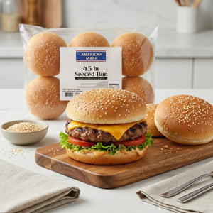 Seeded Bun 4.5 inch – 6pcs (450g) | American Mark