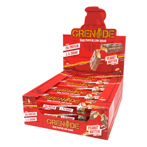 Grenade Peanut Nutter - High Protein Bar - Low Sugar (60gm x12) Box