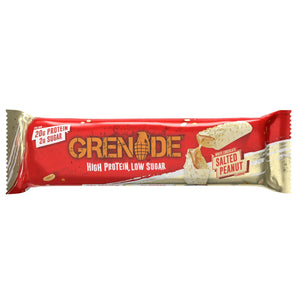 Grenade White Chocolate Salted Peanut - High Protein Bar - Low Sugar 60gm