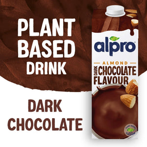 Alpro Almond Dark Chocolate - Case of 8 (8 x 1L)