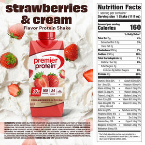 Premier Protein 30g High Protein Shake, Strawberries & Cream 325ml