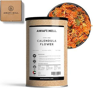 AWAFI MILL Calendula Flower Dried Marigold - 100 g | 3.5 Oz