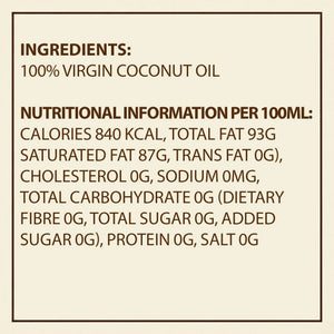 Earth's Finest Virgin Coconut Oil - 500ml