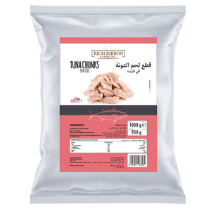 Rich Ribbon Tuna Chunks in Sunflower Oil 1Kg