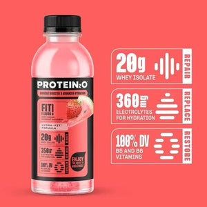 Protein2O Protein Hydration Drink With Electrolytes, Strawberry Watermelon 500ml