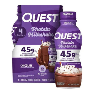 Quest Chocolate Protein Milkshake, 414ml Pack of 4