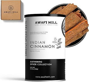 AWAFI MILL Indian Cinnamon Sticks Dalchini - 100 g | 3.5 Oz