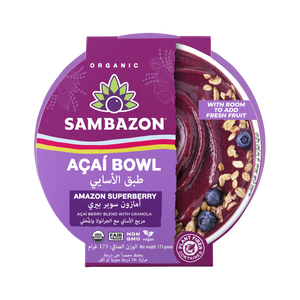 Sambazon Frozen Organic Superberry Acai Bowl 6.1 Oz