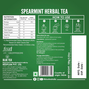 Blue Tea Spear Mint Herbal Tea 100g