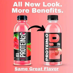 Protein2O Protein Hydration Drink With Electrolytes, Strawberry Watermelon 500ml