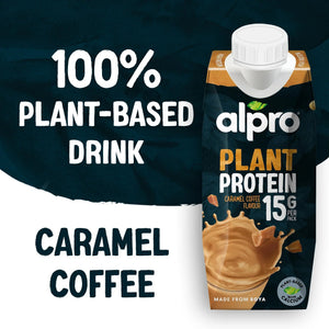 Alpro Soya High Protein Caramel Coffee Drink - Case of 15 (15 x 250ml)