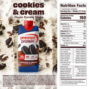 Premier Protein 30g High Protein Shake, Cookies and Cream 325ml