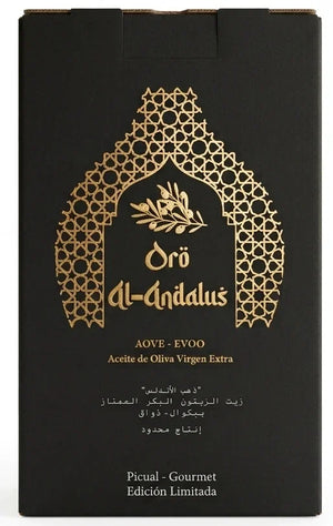 Oro Al-Andalus Queen Extra Virgin Olive Oil Early Harvest, Cold Press From Spain Plastic Bottle 2 Liters