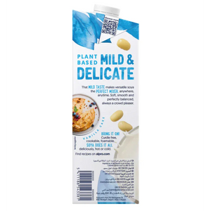 Alpro plant-based mild and delicate soya drink carton, vegan milk alternative, UAE plant-based food store