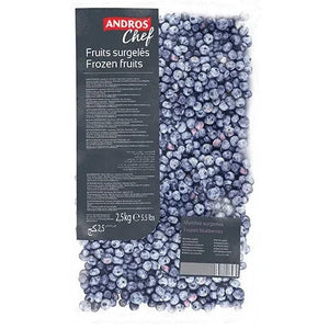 Andros Chef Frozen Cultivated Blueberries 2.5Kg
