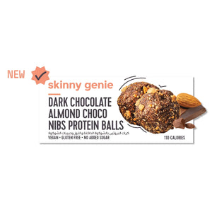 Dark Chocolate Almond Choco Nibs Protein Balls