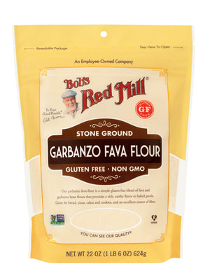 Bob's Red Mill Garbanzo Fava Flour, Gluten Free, Non-GMO, 624gm