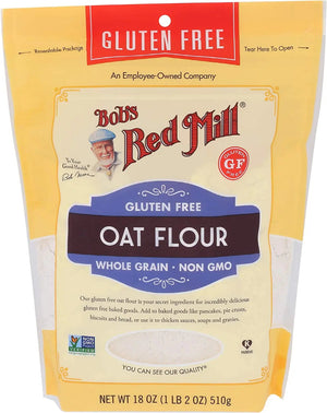 Bob's Red Mill Gluten Free Oat Flour Whole Grain Non-GMO,510gm