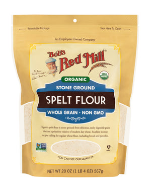 Bob's Red Mill Organic Whole Grain Spelt Flour, Non-GMO 567gm