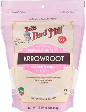 Bob's Red Mill Premium Quality Arrowroot Starch/ Flour, Gluten Free, Non-GMO 454gm