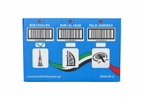 Love Hellas Premium Greek Natural Mineral Still Water 500ml PET bottle - Burj Khalifa