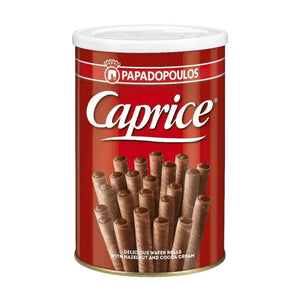 Caprice Classic Cocoa Hazelnut Wafer Rolls - 53g 6 x 53g