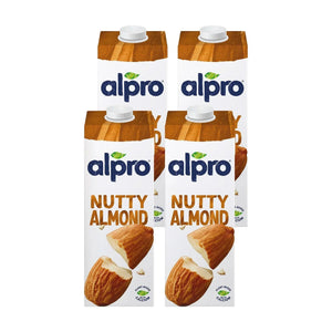 Alpro Almond - 1L Pack of 4