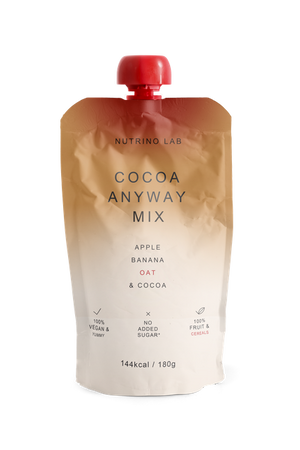 Nutrino Lab Cocoa Anyway Mix – Apple, Banana, Oat & Cocoa 180g