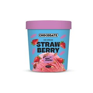 Chocodate ICE-CREAM STRAWBERRY TUB 450ML (360G)