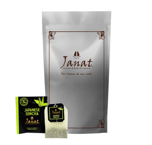 Janat Professional Series Ziplock Japanese Sencha 100 Tea Bags