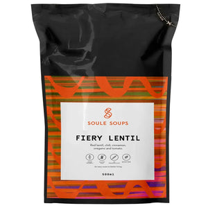Soule Soups Fiery Lentil Soup 500ml | Welaza