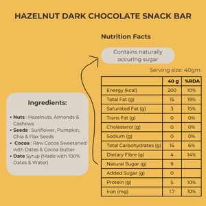 Nothing Silly - Hazelnut Dark Chocolate - 6 bars