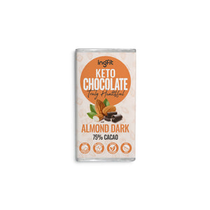 Ingfit Premium Sugar Free Dark Chocolate with Almonds