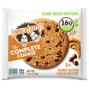 Lenny & Larry's The Complete Cookie peanut butter chocolate chip, plant-based protein snack