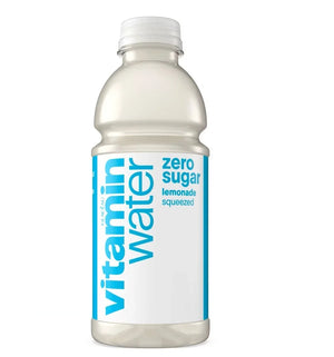 Vitaminwater Zero Sugar Squeezed Lemonade Flavored Water Beverage Bottle 500ml