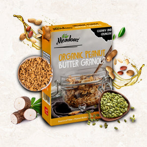Meadows Organic Crunchy Granola Peanut Butter 320g