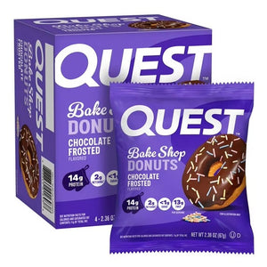 Quest Bake Shop Chocolate Frosted Donuts 268g (Pack of 4)